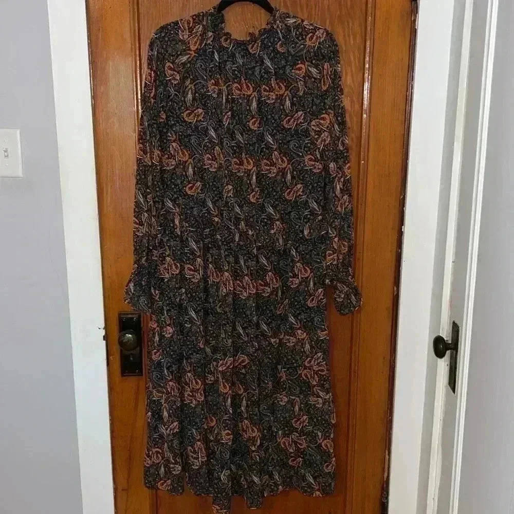 Scoop Women’s Tiered Midi Dress U8 - Picture 2 of 7
